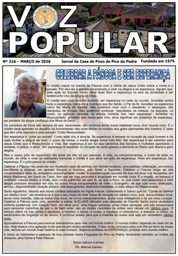 Voz Popular - Março 2026